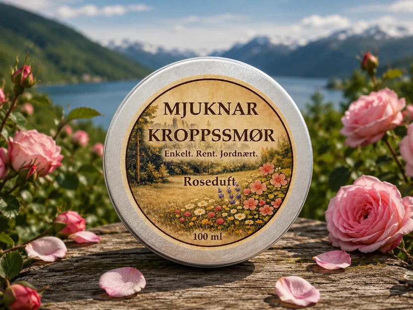 Mjuknar Kroppsmør naturlig kroppsmør handlaget i Norge
