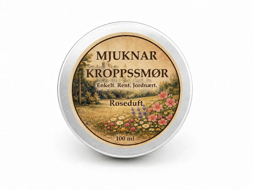 Mjuknar Kroppsmør naturlig kroppsmør handlaget i Norge
